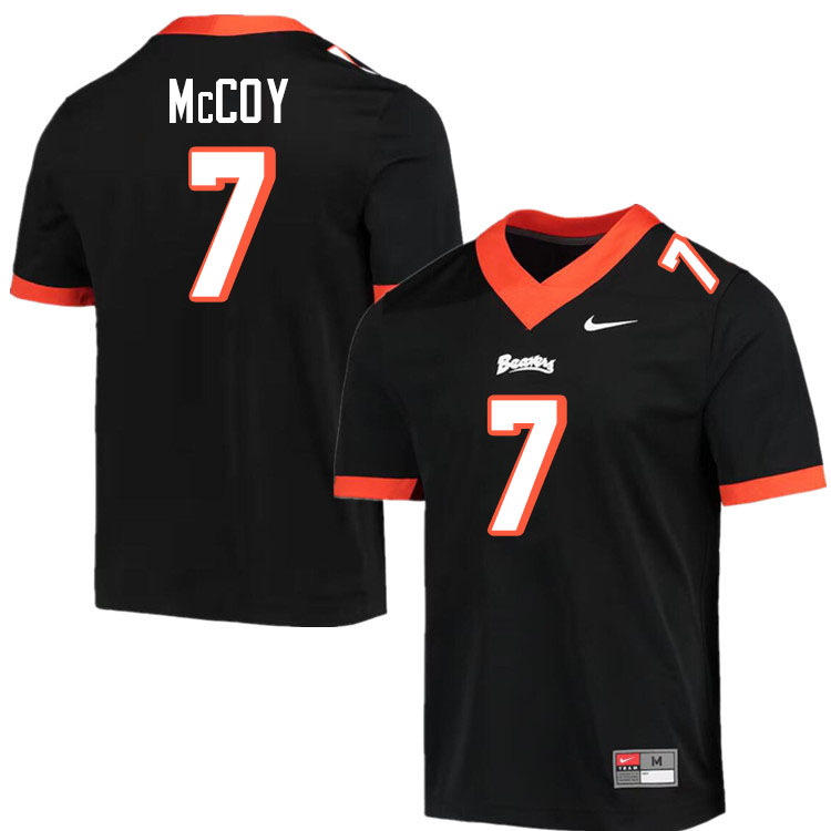 Men #7 Gevani McCoy Oregon State Beavers College Football Jerseys Stitched-Throwback